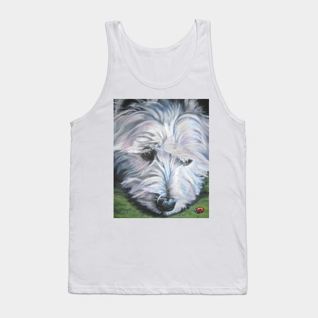 West Highland Terrier Fine Art Painting Tank Top by LASHEPARD